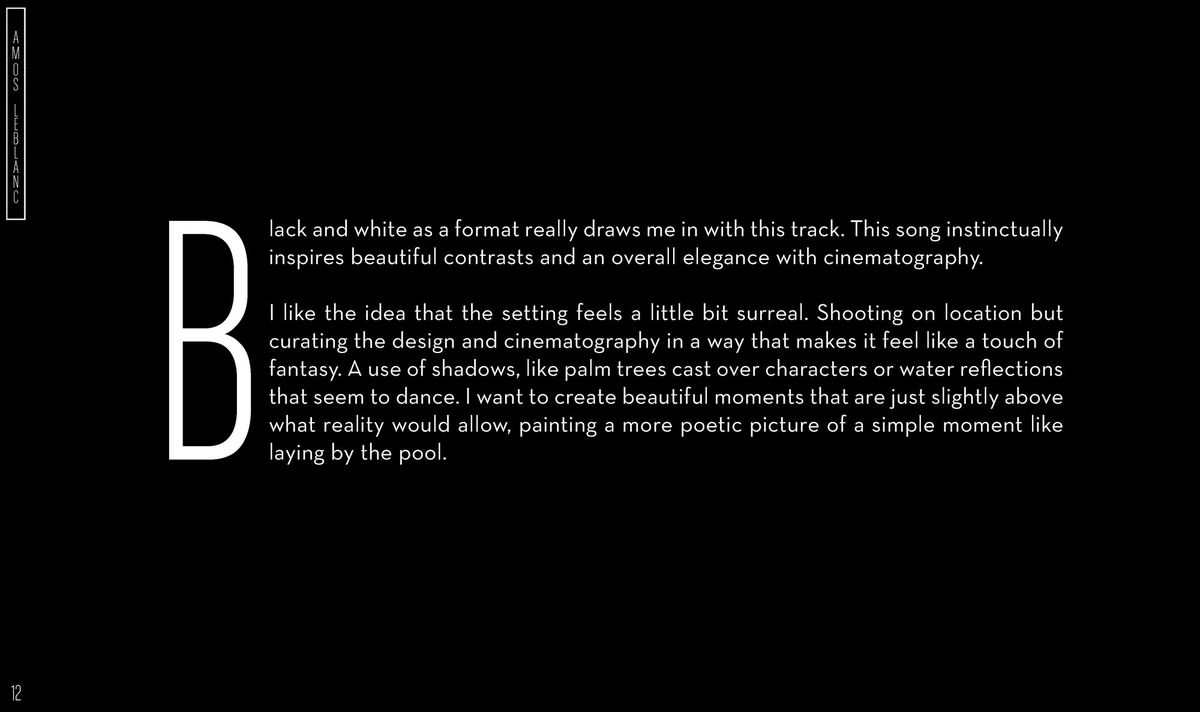 John Legend ft. Chance the Rapper, Penthouse Floor treatment, page 12